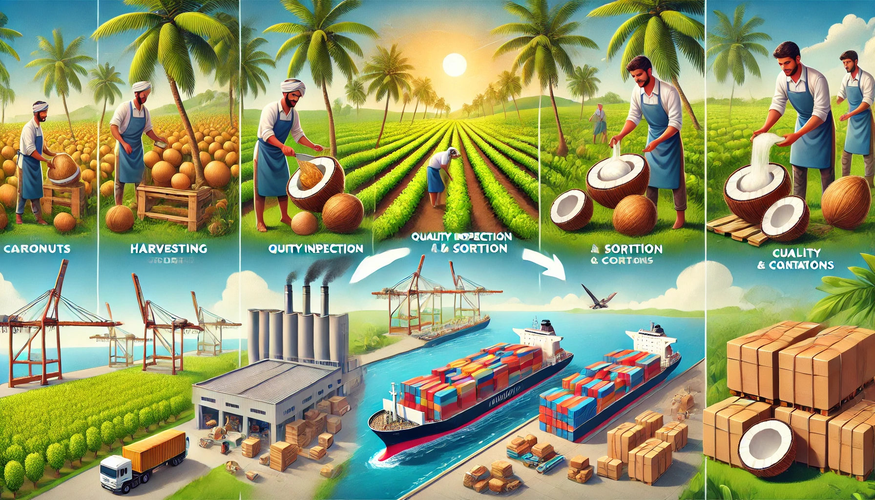 How to Export Coconut From India